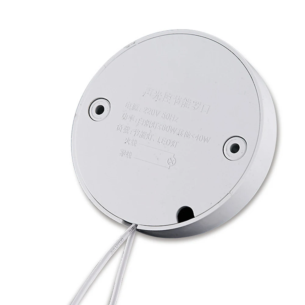 10A E27 Multifunctional Socket LED Light Auto Delay Sensor Switch Tealight Holder Sound Control Garage Screw Lamp Base Home | Лампы и