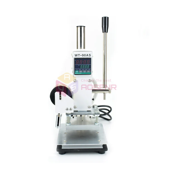 Новая машина для горячего тиснения фольгой ручной кожа бронзовая принтер