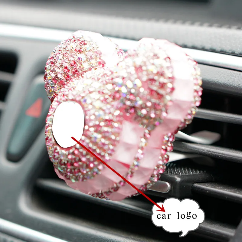 Crystal Car Air Freshener Lady Perfume Clip Cute Auto Conditioner Outlet Fragrance Diffuser Gift Interior Styling | Автомобили и