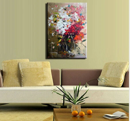 

New 2015 Free Shipping Oil Painting on Canvas Abstract Wall Art for Home Decoration Handpainted Pictures Modern Abstract