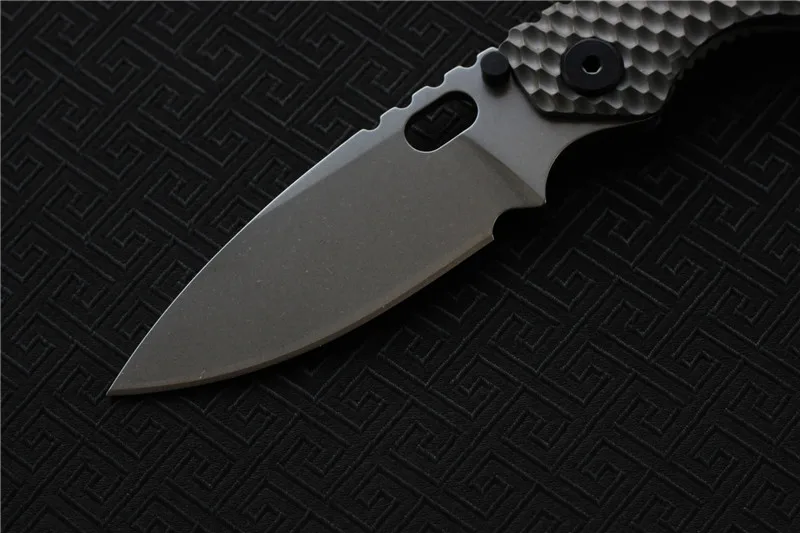 Складной нож MIKER SMF лезвие D2 из углеродного волокна титановая ручка медная шайба