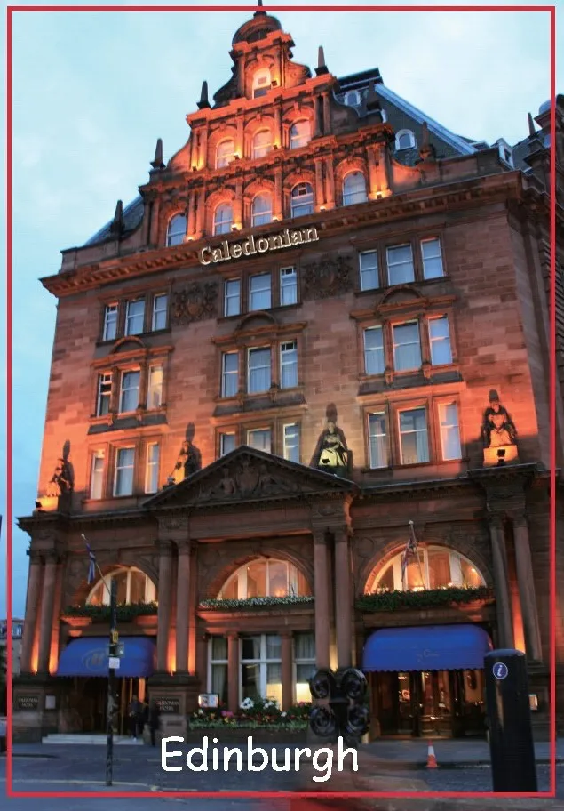 Туристические магниты 78*54 мм каледоний Эдинбург жесткое украшение магнит на