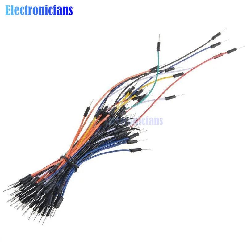 

5 X Male to Male Solderless Flexible Breadboard Jumper Cable Wires 65Pcs