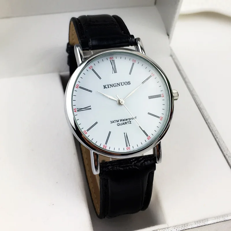 Reloj Hombre 2018 Роскошный Кварцевые часы Для мужчин модные Бизнес кожа Часы