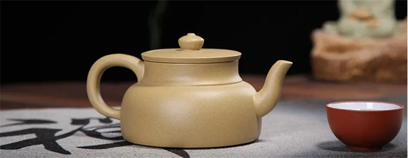 250CC чайник zisha ручной работы из руды, фиолетовой глины, чайник yixing, ручная роспись, чайник кунг-фу, посуда для напитков, костюм tie guan yin dahongpao puer