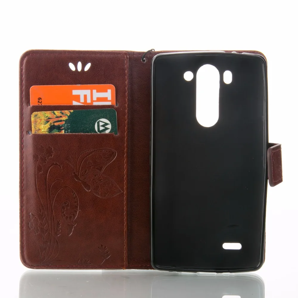 Бабочка чехол для LG G3s G 3 S D722 D724 D722K D725 флип телефон кожаный G3 Beat Vigor F470 F470K D 722 724 |