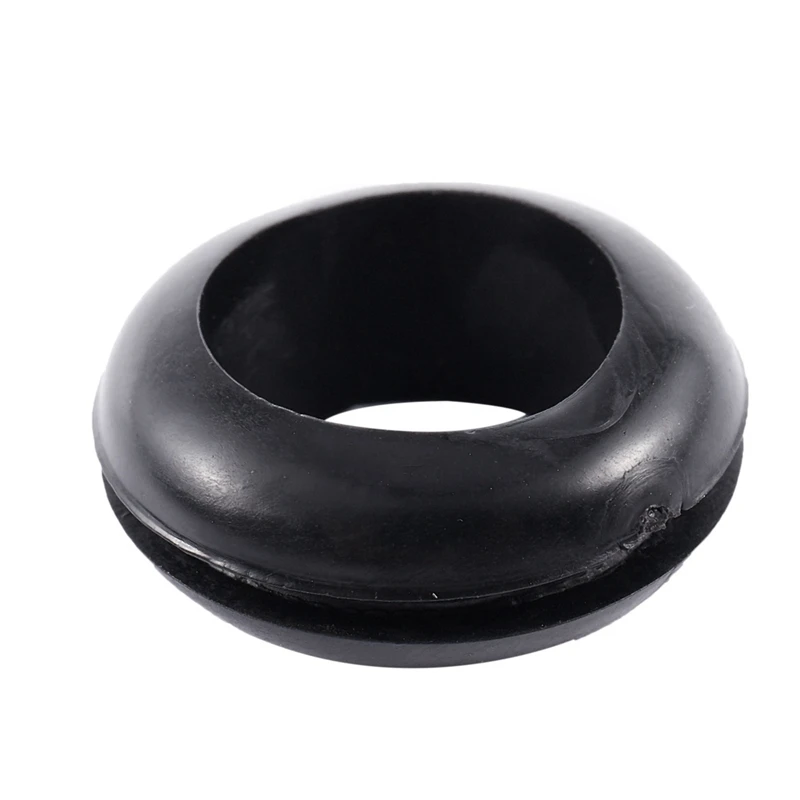 20 штук черная резиновая Электрическая круглая крепежная втулка для проводов