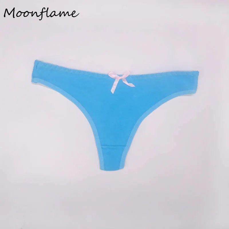 Новое поступление 2021 г. хлопковые трусики стринги Moonflame 5 шт./лот женское нижнее