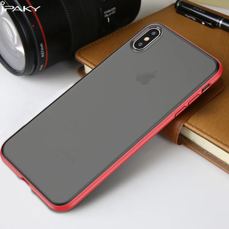 Чехол IPAKY для iPhone XS MAX XR X силиконовый чехол мягкий бампер из поликарбоната