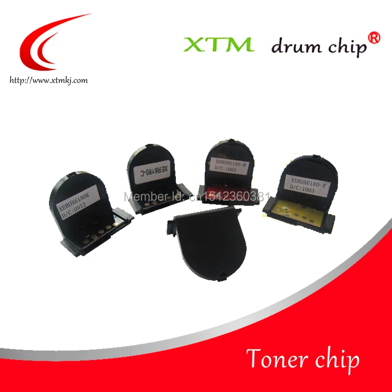 Совместимый чип 113R00722 113R00719 113R00720 113R00721 для картриджа Xerox Phaser 6180 | Компьютеры и офис