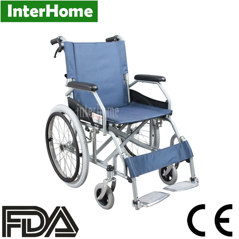 Лучшая цена складная задняя портативная инвалидная коляска конкурентоспособная