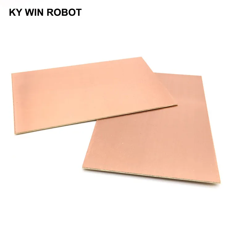 1 шт. FR4 PCB 10*15 см двухсторонняя медная плакированная пластина DIY PCB Kit ламинированная печатная плата 10x15 см 100x150x1,6 мм
