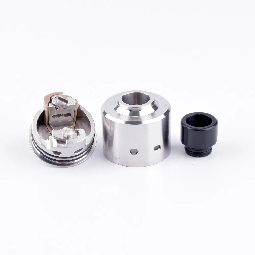 ShenRay Hadaly Style RDA Rebuildable Dripping Atomizer w/Bottom Feeder Pin Silver нержавеющая сталь диаметр 22