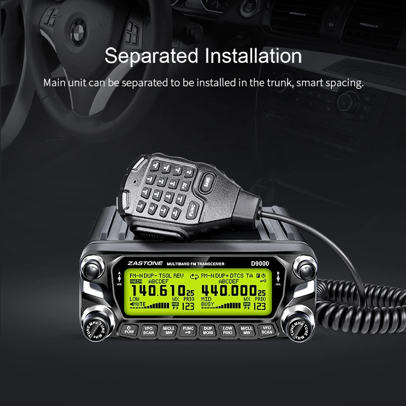 Профессиональная Автомобильная рация Двухдиапазонная vhf uhf рация радио станция Автомобильные колонки comunicador домофон