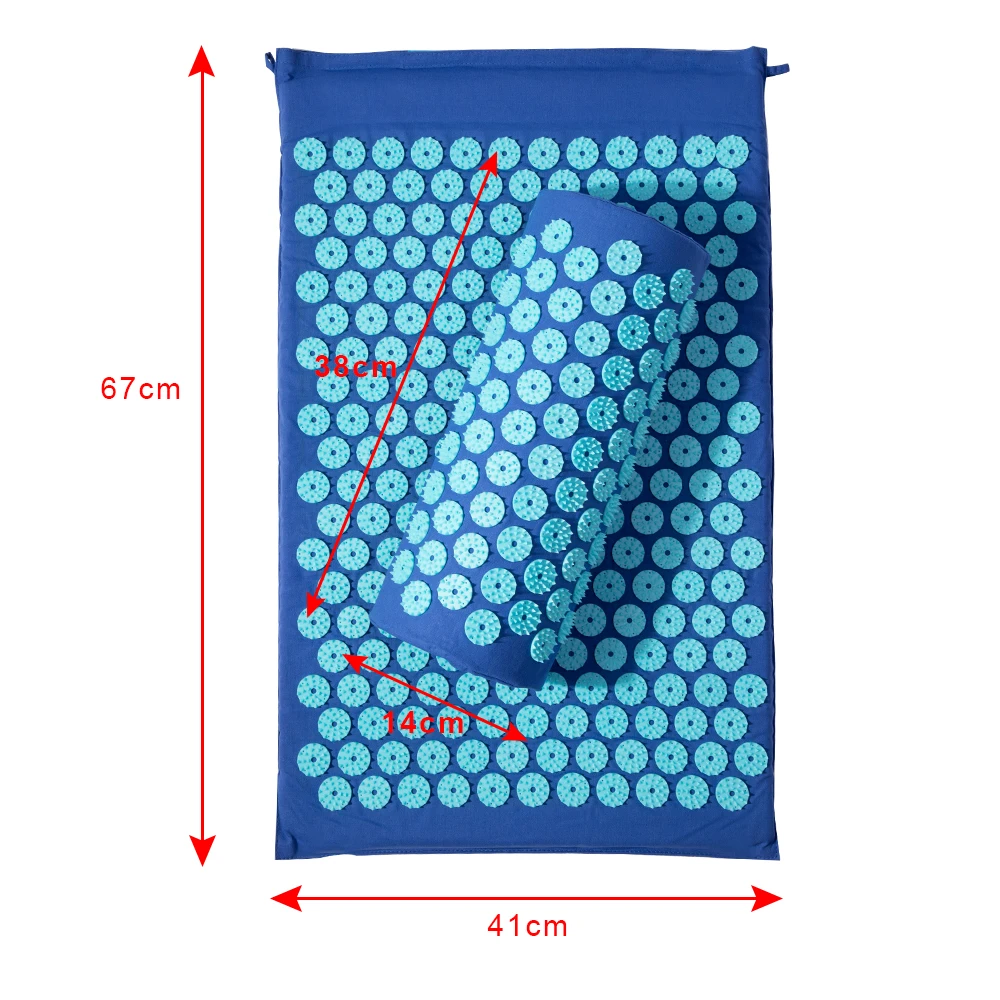 Массажный коврик для расслабления тела спины ног снятия стресса акупунктурный с