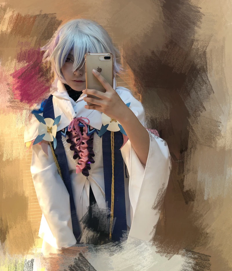 [Настроить] Fate/Grand Order FGO Merlin косплей костюм цветок волшебник Мерлин Хэллоуин костюм для женщин