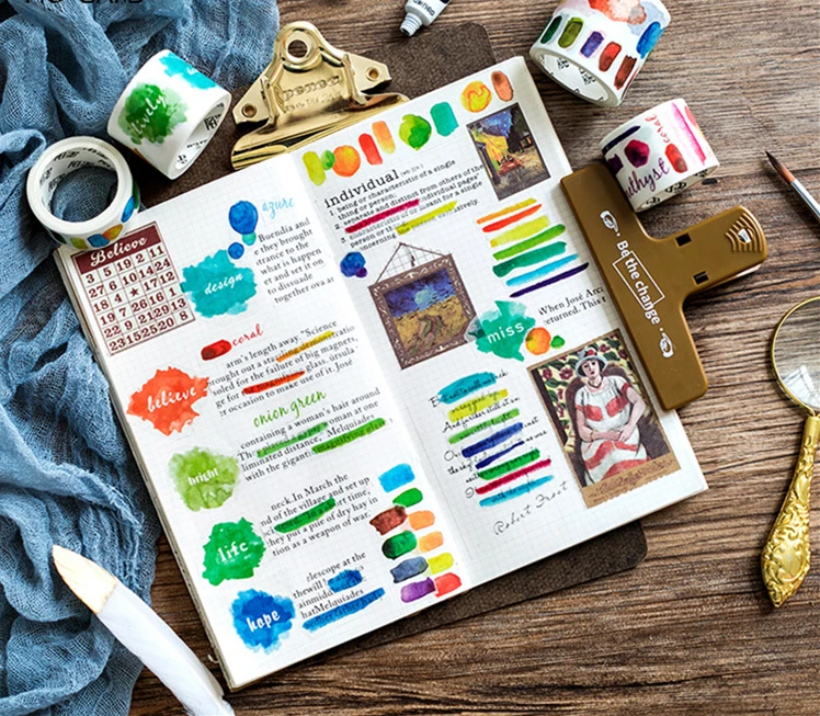 Цветная бумажная лента для самостоятельной покраски 3 м Маскировочная