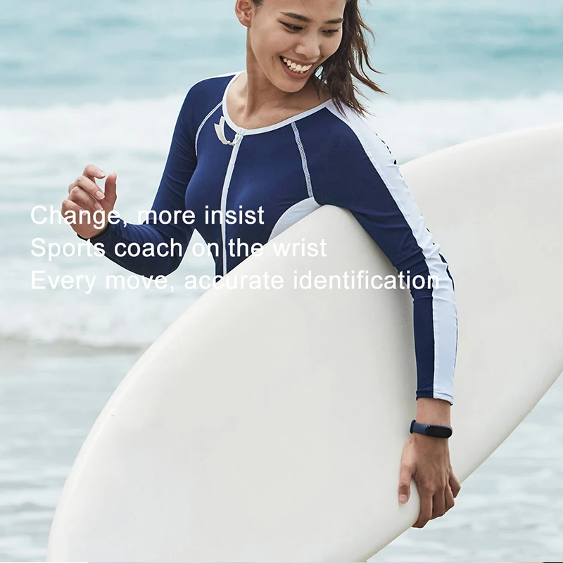 Xiaomi mi Band 4 Smart mi band 4 водонепроницаемый пульсометр фитнес 135 мАч Bluetooth 5,0 50 м цветной экран