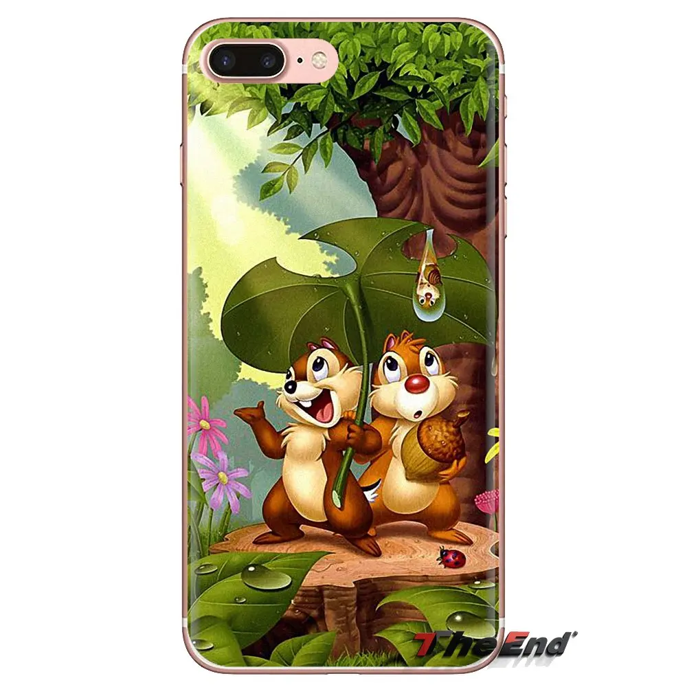 Silicone Phone Cover Bag Chip and Dale Anime Art For Sony Xperia Z Z1 Z2 Z3 Z5 compact M2 M4 M5 C4 E3 T3 XA Huawei Mate 7 8 Y3II |