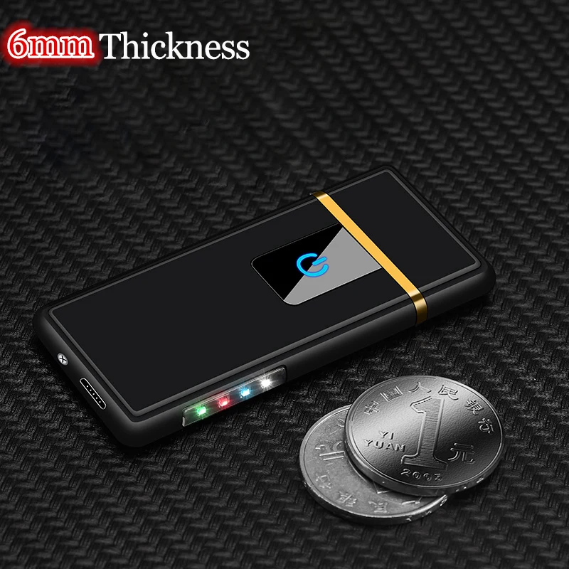 Новинка 2018 USB Зажигалка перезаряжаемая Электронная зажигалка светодиодная