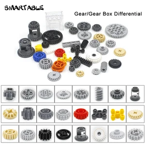 Детали механической передачи Smartable, набор строительных блоков, игрушки, модель MOC для детей, совместимы со всеми брендами 3249862821762448740794925