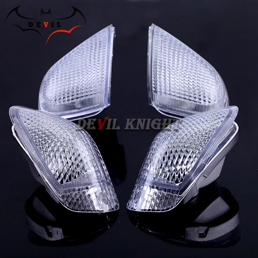 Front Rear clear Передний/задний светильник указателя поворота объектив для KAWASAKI ZZR 1100 D ZX-11 NINJA 93-01, ZZR1200 мотоциклетные индикаторные лампы Крышка ZZR1100D - Цвет: Front Rear clear
