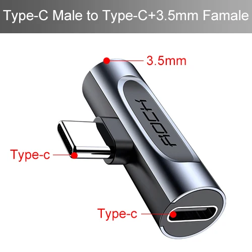 Type c to 3.5mm Адаптер типа C до 3,5 мм для освещения Micro USB C OTG для USB-C до 3,5 мм Jack аудио конвертеры mini type-C Male to Micro Famale - Цвет: Type c to 3.5mm