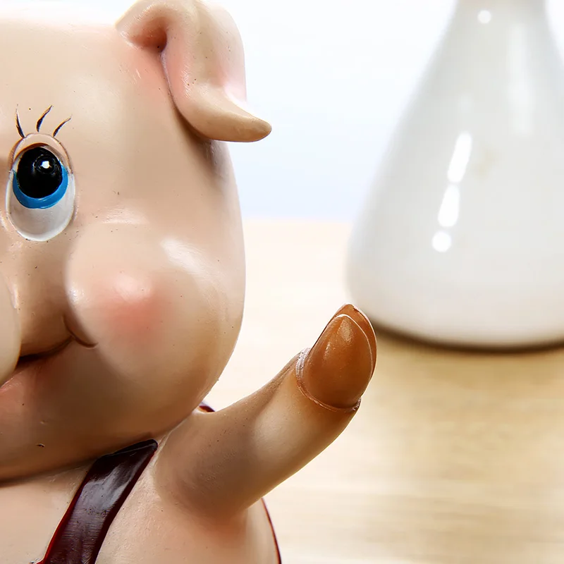 Милый поросенок очки подставка для очков изделия из смолы прекрасные