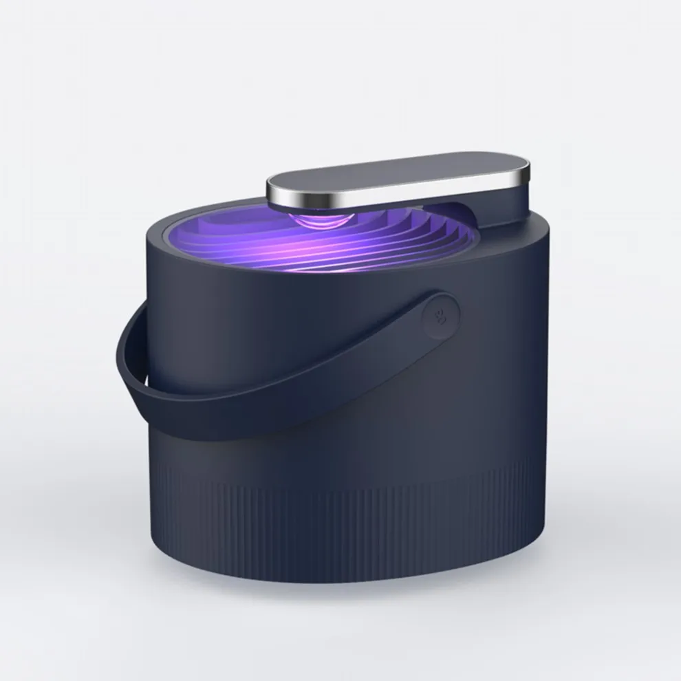 Новейшая Xiaomi Mijia лампа-убийца комаров USB Электрический фотокаталитический репеллент против комаров лампа-ловушка для насекомых УФ умный светильник - Цвет: Dark Blue