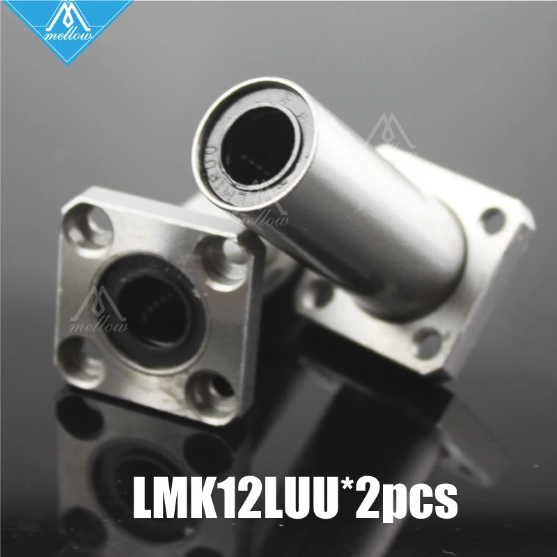 Шаровые подшипники для 3D принтера/квадратные Фланцевые Линейные LMK12LUU + LM6LUU 688zz F688