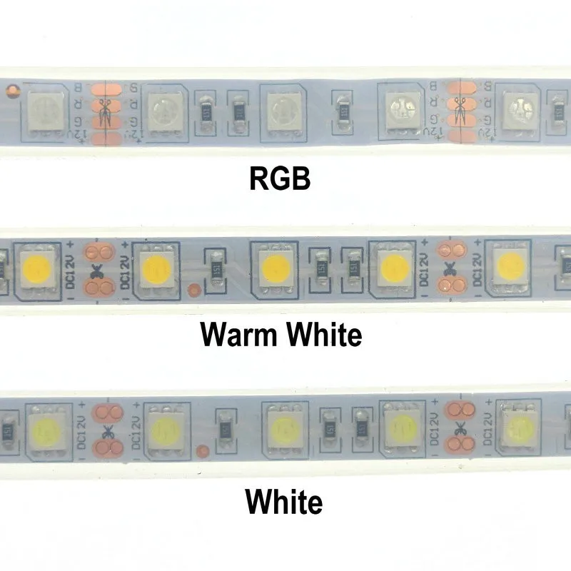 5M SMD5050 IP68 Wi-Fi Светодиодные ленты для аквариума аквариумная лампа, получившая сертификат Европейского светильник один Цвет RGB гибкая ленточная управления Светодиодный по телефону Alexa