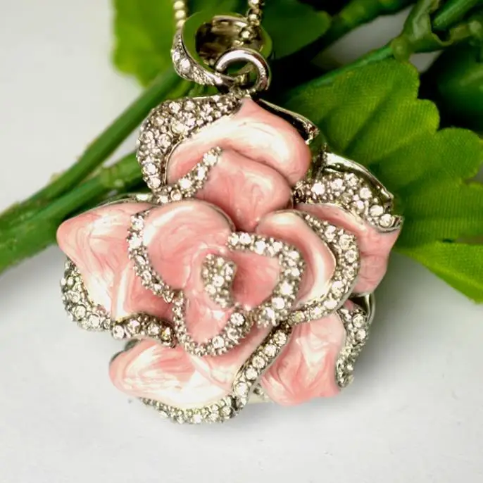 Ювелирные изделия роза цветок подарок флэш-накопитель 32 ГБ 16 флеш-накопитель 8