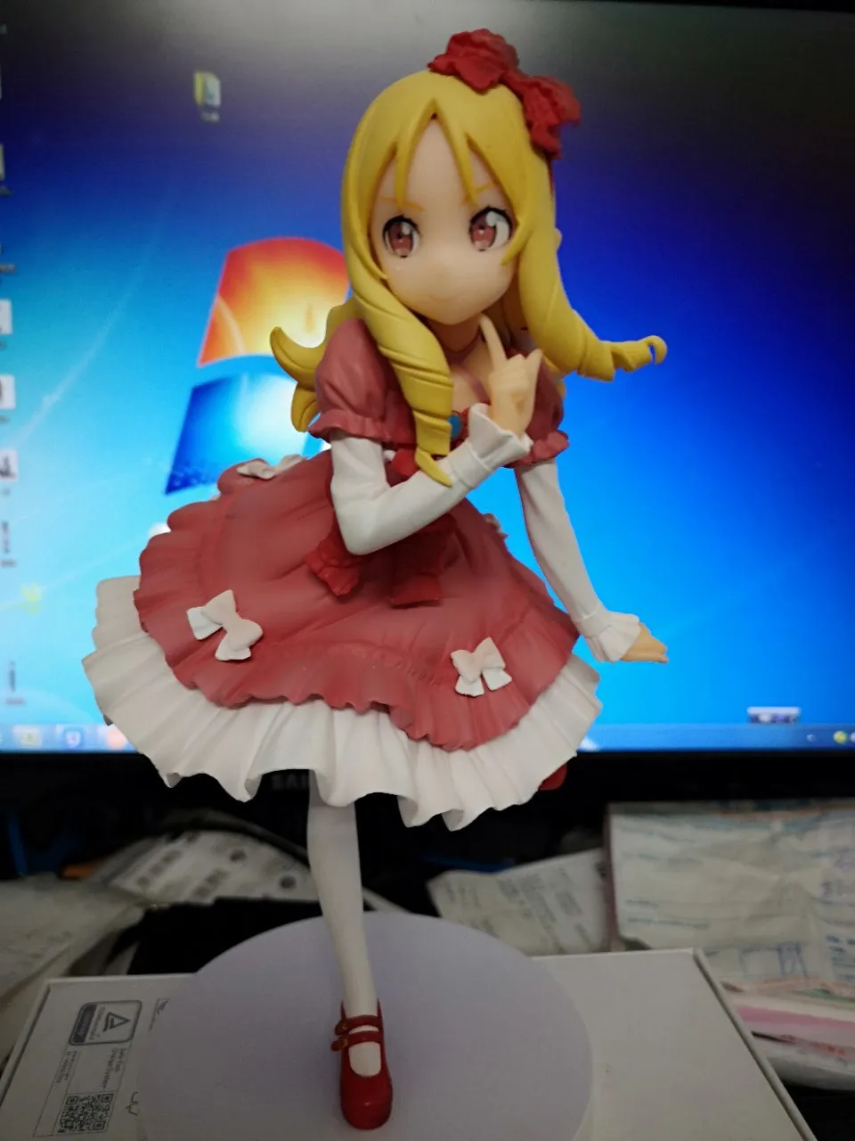 Yamada Elf Eromanga Sensei Emily Granger ПВХ фигурка ACGN Модель Коллекция игрушек 22 см | Игрушки и