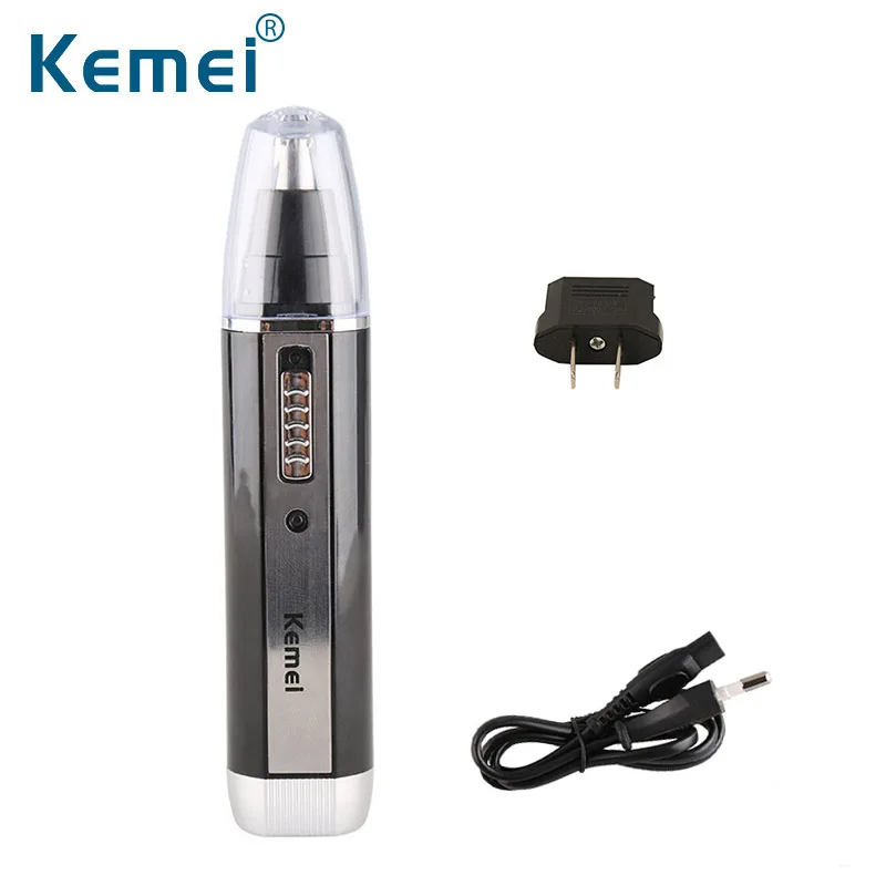 Kemei KM-6630 4 в 1 Профессиональная Мода Электрический перезаряжаемый триммер для носа
