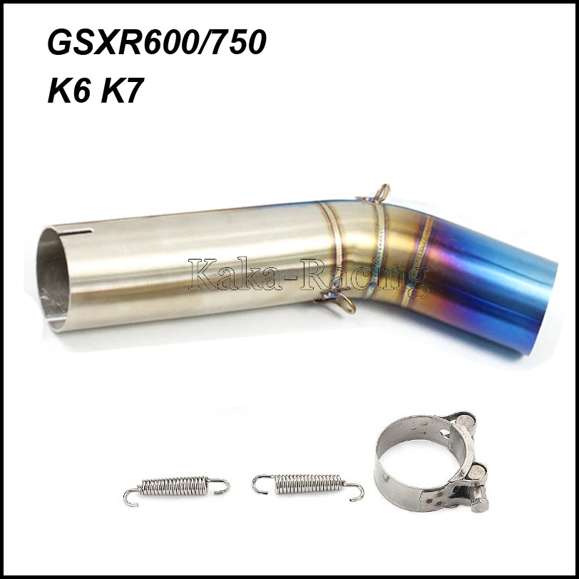 GSXR 250 650 700 750 1000 Средний Соединительный выхлопной трубы мотоцикла для Suzuki GSXR1000 GSXR750