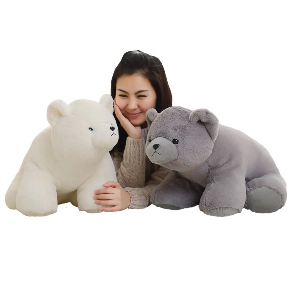 

Fancytrader Cuddly Soft Animal Polar Bear Plush Doll Big Stuffed Cartoon Bears Toy Pillow Gift for Kids Decoration 60cm