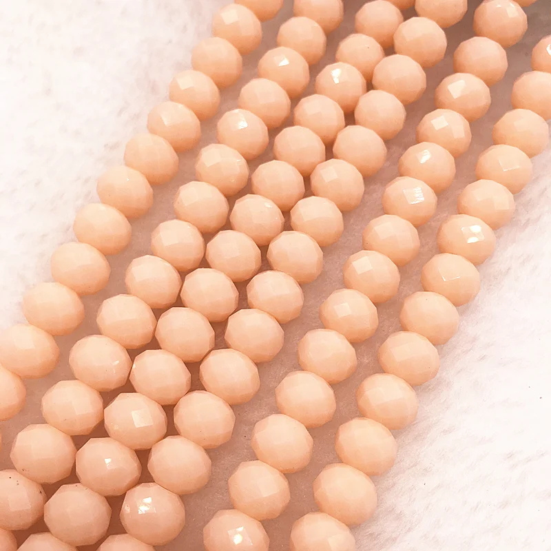HOT 30pcs/lot 8x6mm Rondelle Austria faceted Crystal Glass Beads Loose Spacer Round DIY Jewelry Making For Bracelet #003 | Украшения и