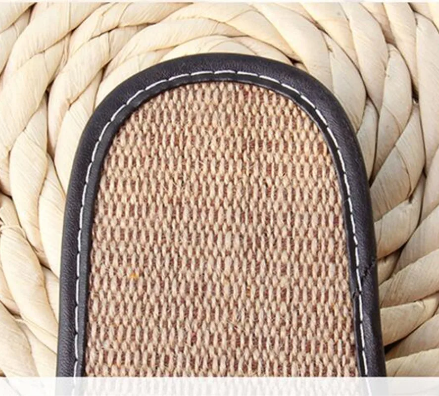 ToLaiToe Для мужчин/Для женщин летние льняные холодный коричневый из коровьей кожи