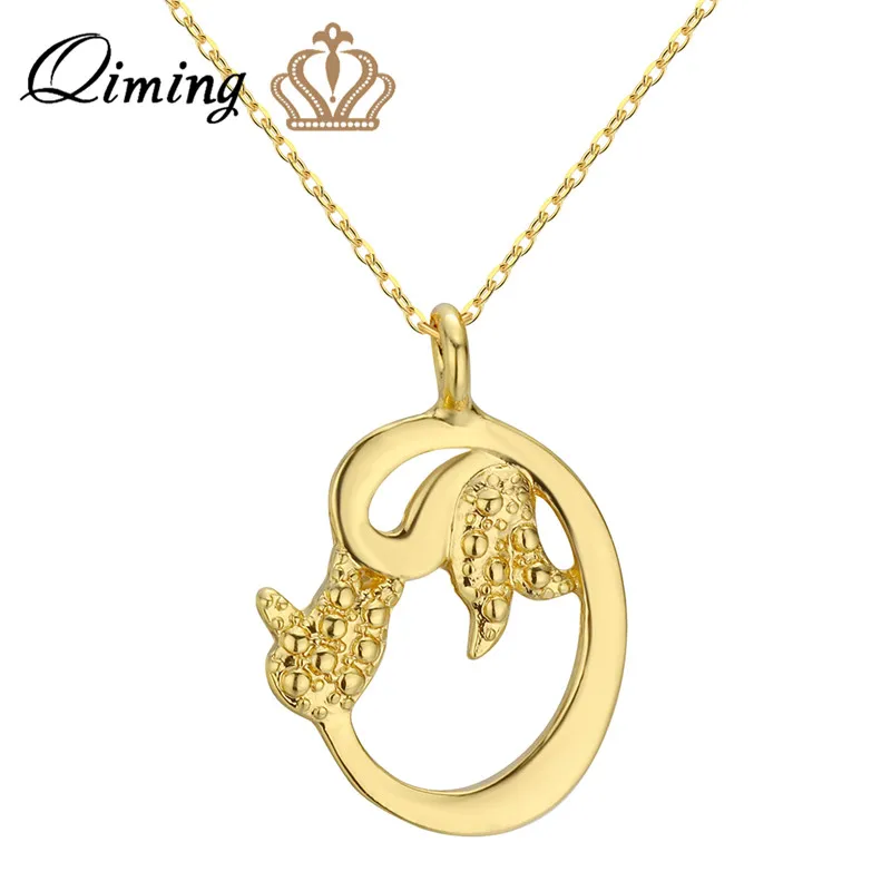 QIMING Новое модное ожерелье для женщин небольшой WAW арабский верхняя одежда с