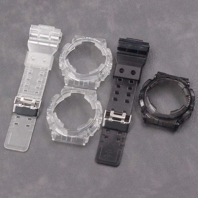 Ремешок GA110 Series прозрачный для Casio GA-110 100 120 200 GLS-100 GA-300 аксессуары часов | Наручные