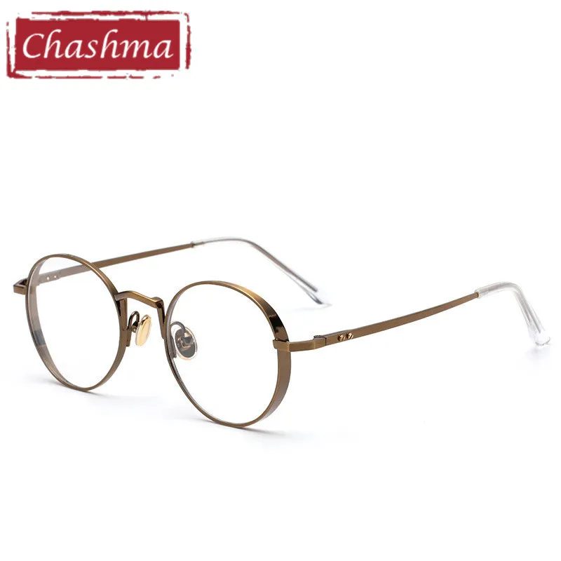 Брендовые трендовые круглые очки Chashma оправа для очков по рецепту винтажная