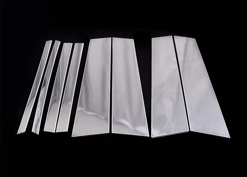 Комплект накладок на стойку из полированного алюминия 8 шт. накладки для Mercedes Benz