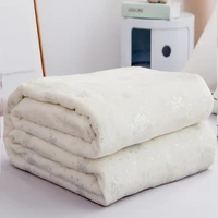 soft warm hot silver flannel blankets for beds 230250cm coral fleece double bed king size bedspread winter plaid blankets