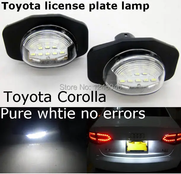 Светодиодный светильник Ной знак для Toyota ALPHARD AURIS Corolla WISH SIENNA URBAN CRUISER 2 шт. |