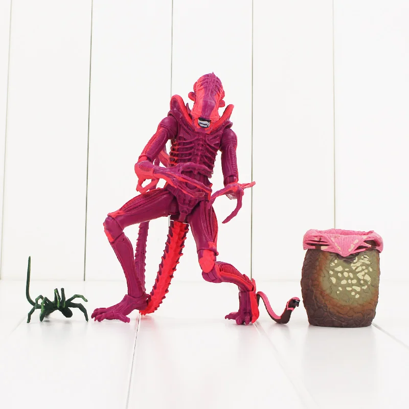 22 см NECA Xenomorph Воин инопланетянин против Хищника экшн фигурка красный с нагрудным