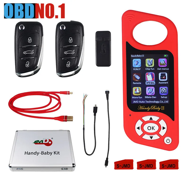 Handy Baby II Key Programmer JMD 2 ручных автомобиля инструмент для 4D/48/48 чипов красный