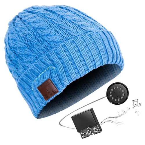 032-blue JINSERTA Беспроводной шапка c наушниками Bluetooth стерео музыка Смарт Кепки BT4.2 открытый sportheadset Динамик с микрофоном для громкой связи - Цвет: 032-blue