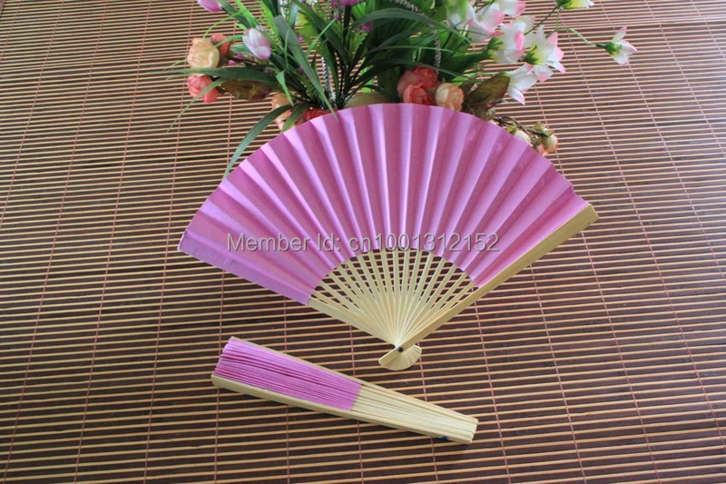 

Free shipping 12pcs/lot colorful paper fan bridal's hand fan for wedding
