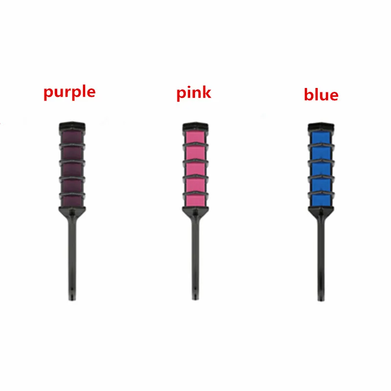 3 colors Временная расческа для окрашивания волос модный дизайн 6 цветов тушь для волос многоцветная краска для салонного использования временный инструмент для окрашивания волос TSLM2 - Цвет: 3 colors