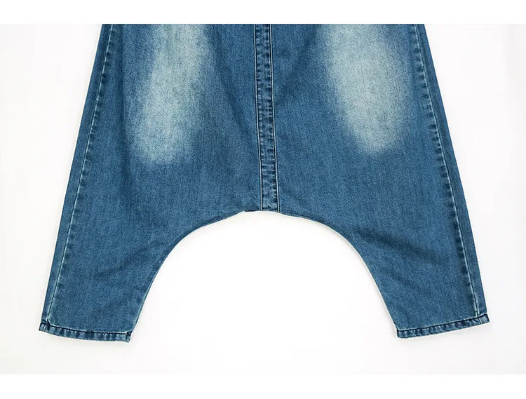 DEAT 2020 New Summer Fashion Women High Waisr Elastic Harent Denim Washed Vintage Jeans Female Loose Pants WF72905L | Женская одежда